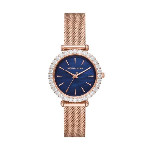 Michael Kors MK4630 Darci Rose Gold Stainless Steel Mesh Strap Women Watches - Lexor Miami