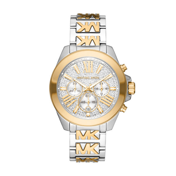 Michael Kors MK6953 Wren 2 Tone Stainless Steel Strap Unisex Watches - Lexor Miami