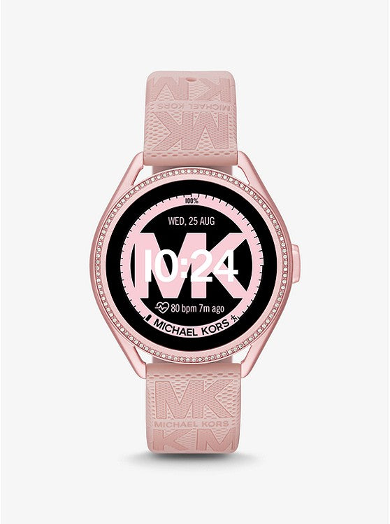 Michael Kors MKT5116V Access Gen 5E Pink Silicone Strap Women Smart Watches - Lexor Miami