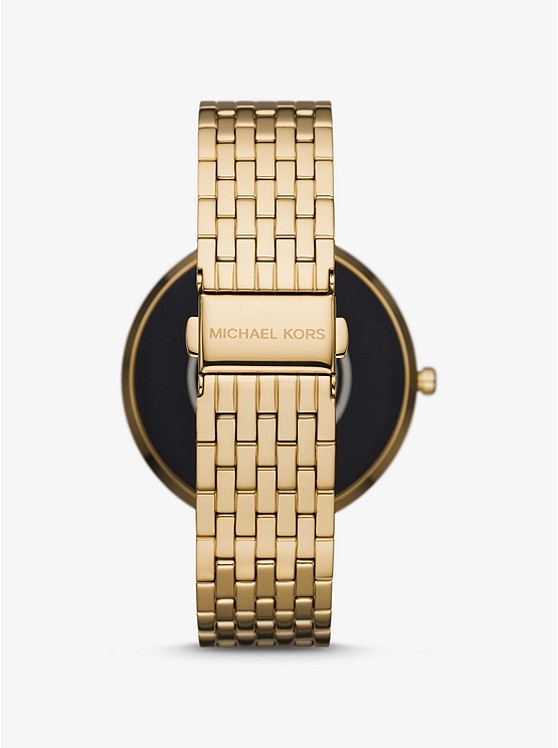 Michael Kors MKT5127V Gen 5E Darci Pave Gold Stainless Steel Women Smart Watches - Lexor Miami