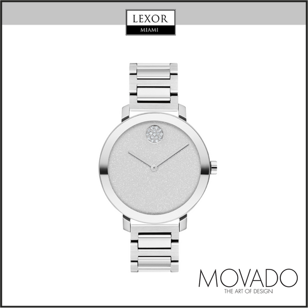 Movado 3600732 Bold Evolution Pulseira de Aço Inoxidável Relógios Femininos