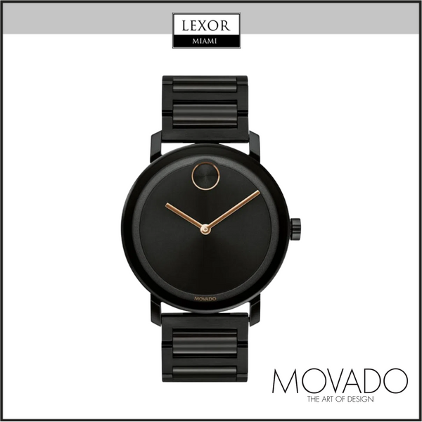 Reloj para hombre Movado 3600752 Bold Evolution con correa de acero inoxidable negra