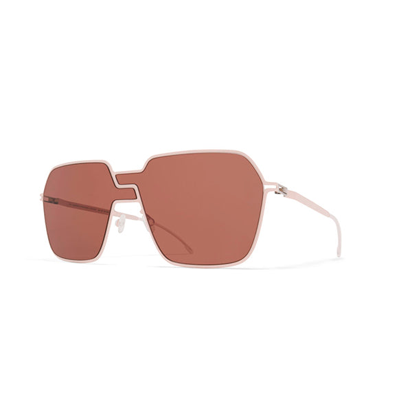 Óculos de sol unissex Mykita Studio12.3 Aurore Rosewood Brown Shield