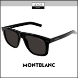 Montblanc MB0227S-001 55 Óculos de Sol HOMEM ACETATO 