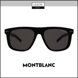 Montblanc MB0227S-001 55 Óculos de Sol HOMEM ACETATO 