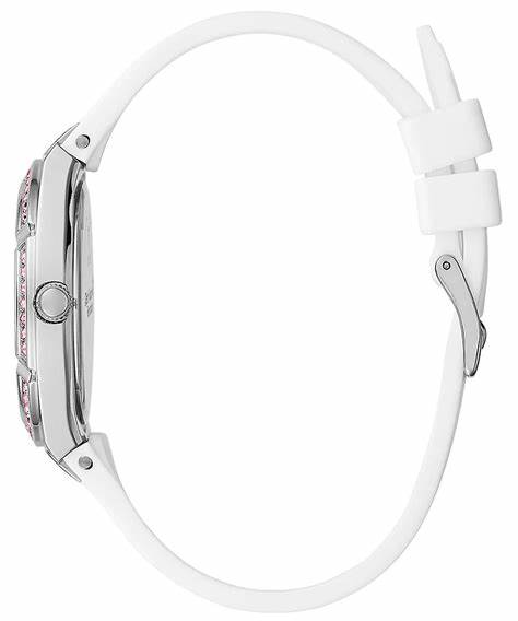 Guess GW0032L1 White Silicone Strap Women Watches - Lexor Miami