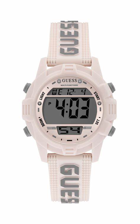 Guess GW0015L4 Pink Silicone Strap Women Watches - Lexor Miami