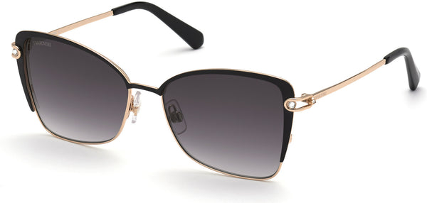 Swarovski  SK0314S 02B 56 Women Sunglasses - Lexor Miami