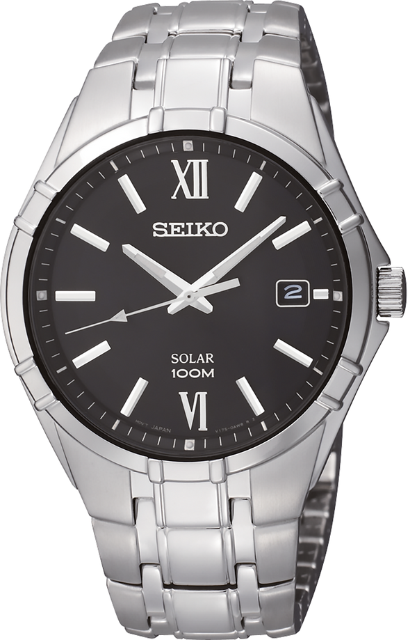 Seiko SNE215 Solar Men Watches Lexor Miami - Lexor Miami