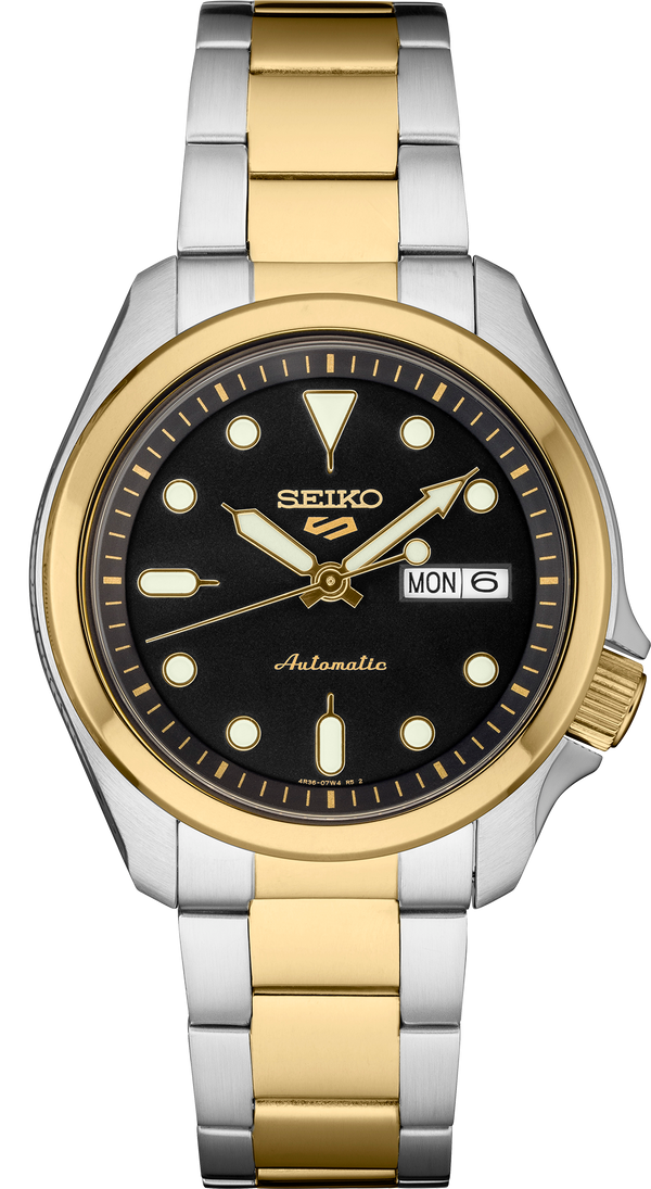 Seiko SRPE60 Automatic 5 Sports Two-Tone Stainless Steel Bracelet 40mm Men Watches Lexor Miami - Lexor Miami