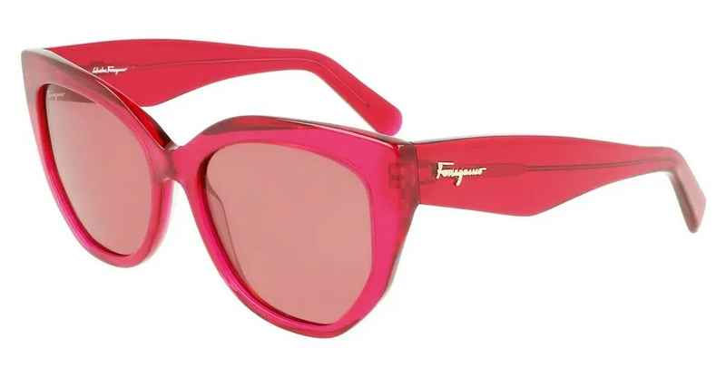 Salvatore Ferragamo SF1061S-613 / ÓCULOS DE SOL VERMELHOS TRANSPARENTES