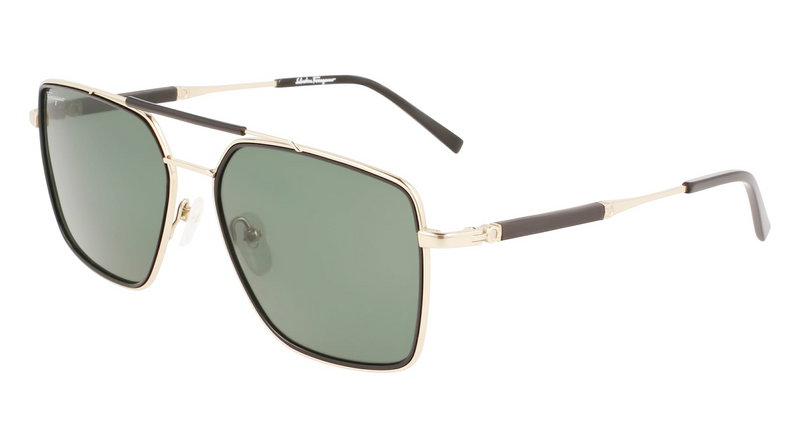 GAFAS DE SOL SALVATORE FERRAGAMO SF298S -703 / ORO/TITANIO NEGRO