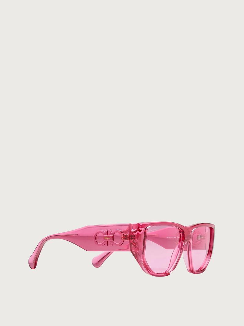 Salvatore Ferragamo SF1077S-664 / TRANSPARENT PINK SUNGLASSES