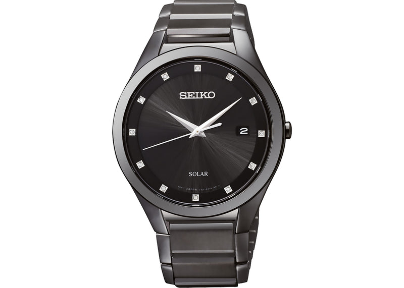 Seiko black diamond dial watch cheapest