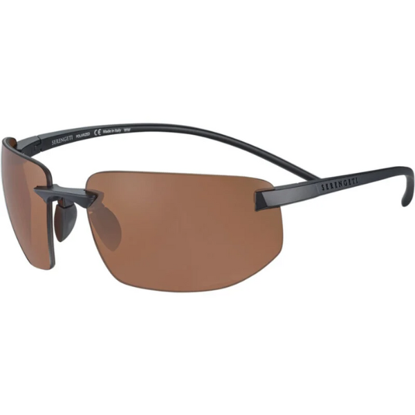 Óculos de sol masculinos Serengeti SS553005 Lupton Matte Black