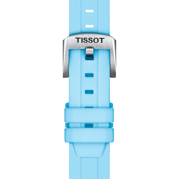 TISSO STRAP T852047450 BLUE SILICONE STRAP