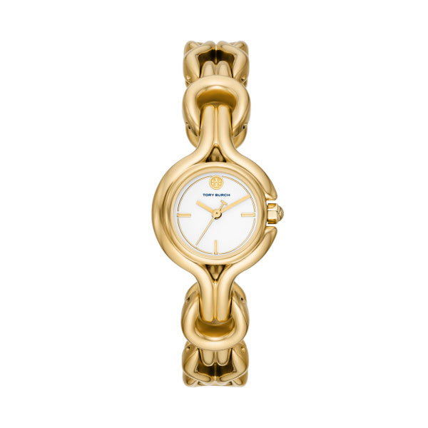 Tory Burch TBW3035 The Braided Knot Gold Stainless Steel Strap Women Watches - Lexor Miami