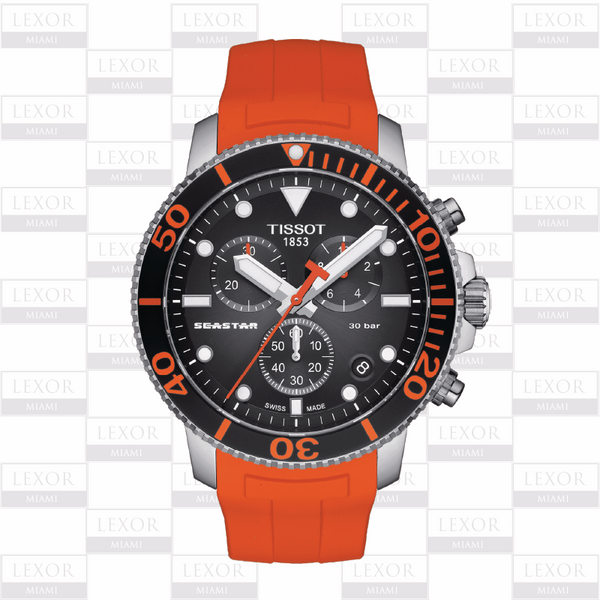 Tissot seastar 1000 clearance orange