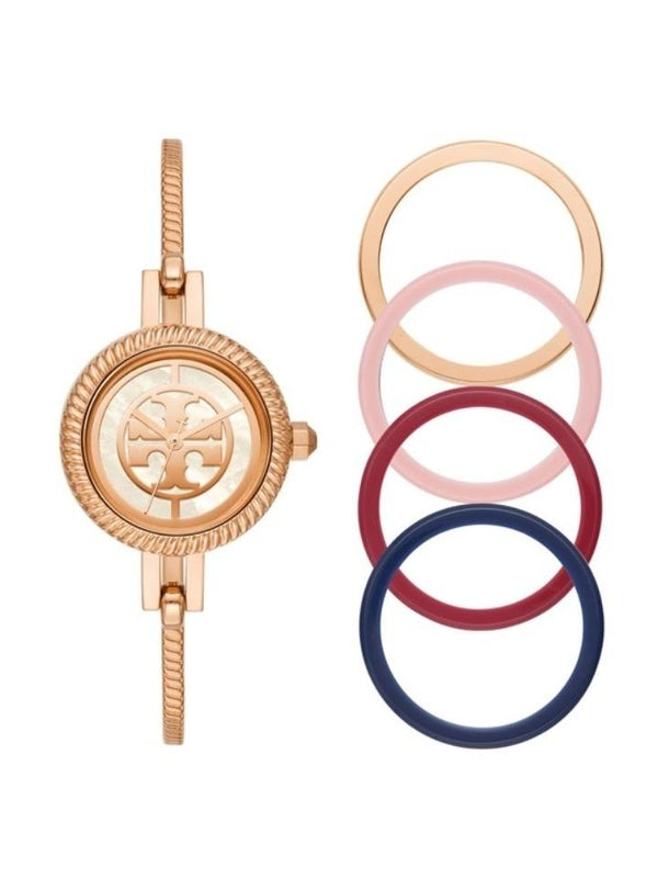 Tory Burch TBW4037 Reva Rose Gold Buckle Bracelet Women Watches - Lexor Miami