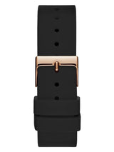 Guess U1135L4 Solar Black Silicone Strap Women Watches - Lexor Miami