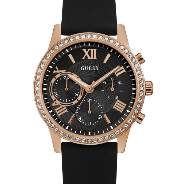 43M1 - Black with Rose Gold and Black Metal Link Strap – Watches Eleven®