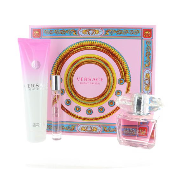 Versace Bright Crystal Coffret EDT 3.0 oz + Body Lotion 150 ml Women Set