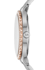 Michael Kors MK6849 Layton 2 Tone Stainless Steel Strap Women Watches - Lexor Miami