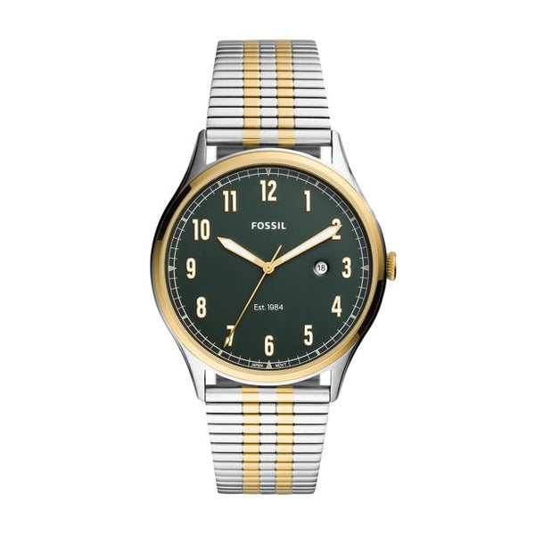 Fossil FS5596 Forrester Three-Hand Date Two-Tone Stainless Steel Men Watches Lexor Miami - Lexor Miami