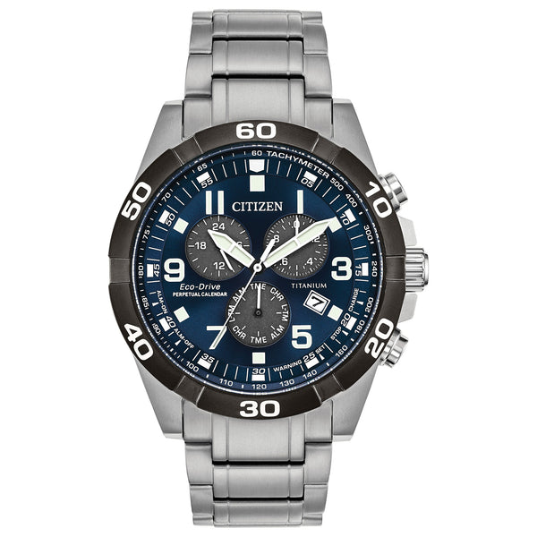 Citizen BL5558-58L Eco-Drive Titanium Strap Men Watches - Lexor Miami