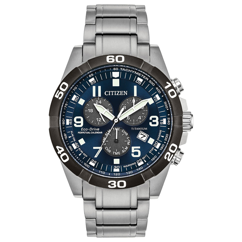 Citizen BL5558-58L Eco-Drive Titanium Strap Men Watches - Lexor Miami