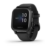 Garmin 010-02430-00 Venu®SQ Music Edition Black Silicone Strap Unisex Watches - Lexor Miami