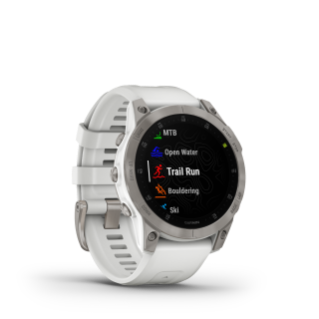 Garmin epix™ (Gen 2) Sapphire - Titânio Branco