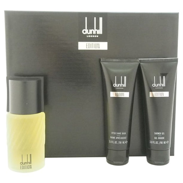 Alfred Dunhill Dunhill London Edition 3.4 Oz Edt Spray, 3.0 Oz After Shave Balm, 3.0 Oz Shower Gel Set Men Perfume - Lexor Miami