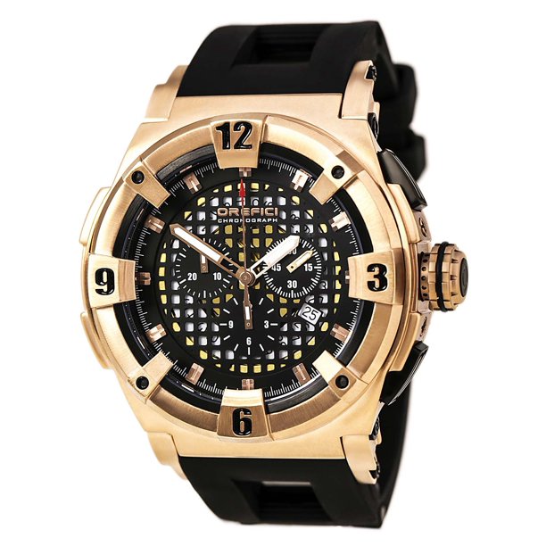 Orefici ORM14C4807 Regata Evolution Perforated Black Dial Black Strap Chronograph Men Watches Lexor Miami - Lexor Miami