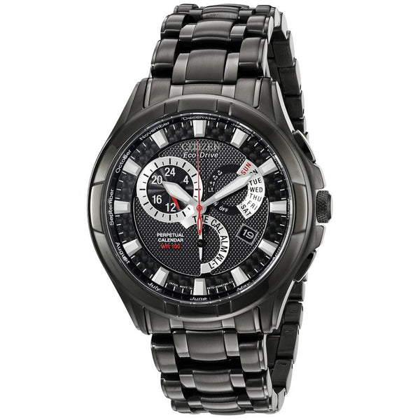 Citizen BL8097-52E Eco-Drive "Calibre 8700" Black Ion-Plated Steel Men Watches Lexor Miami - Lexor Miami