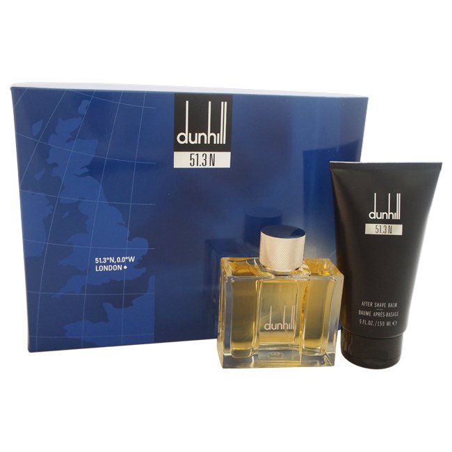 Alfred Dunhill Dunhill 51.3N 3.4 Oz Edt Spray, 5.0 Oz After Shave Balm Set Men Perfume - Lexor Miami