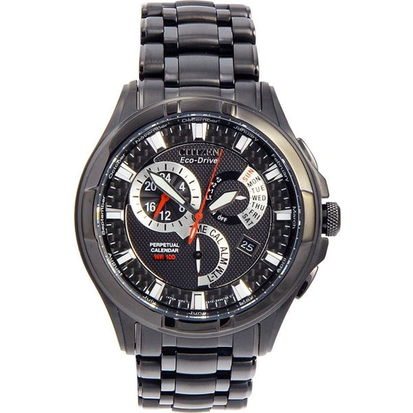 Citizen BL8097-52E Eco-Drive "Calibre 8700" Black Ion-Plated Steel Men Watches Lexor Miami - Lexor Miami