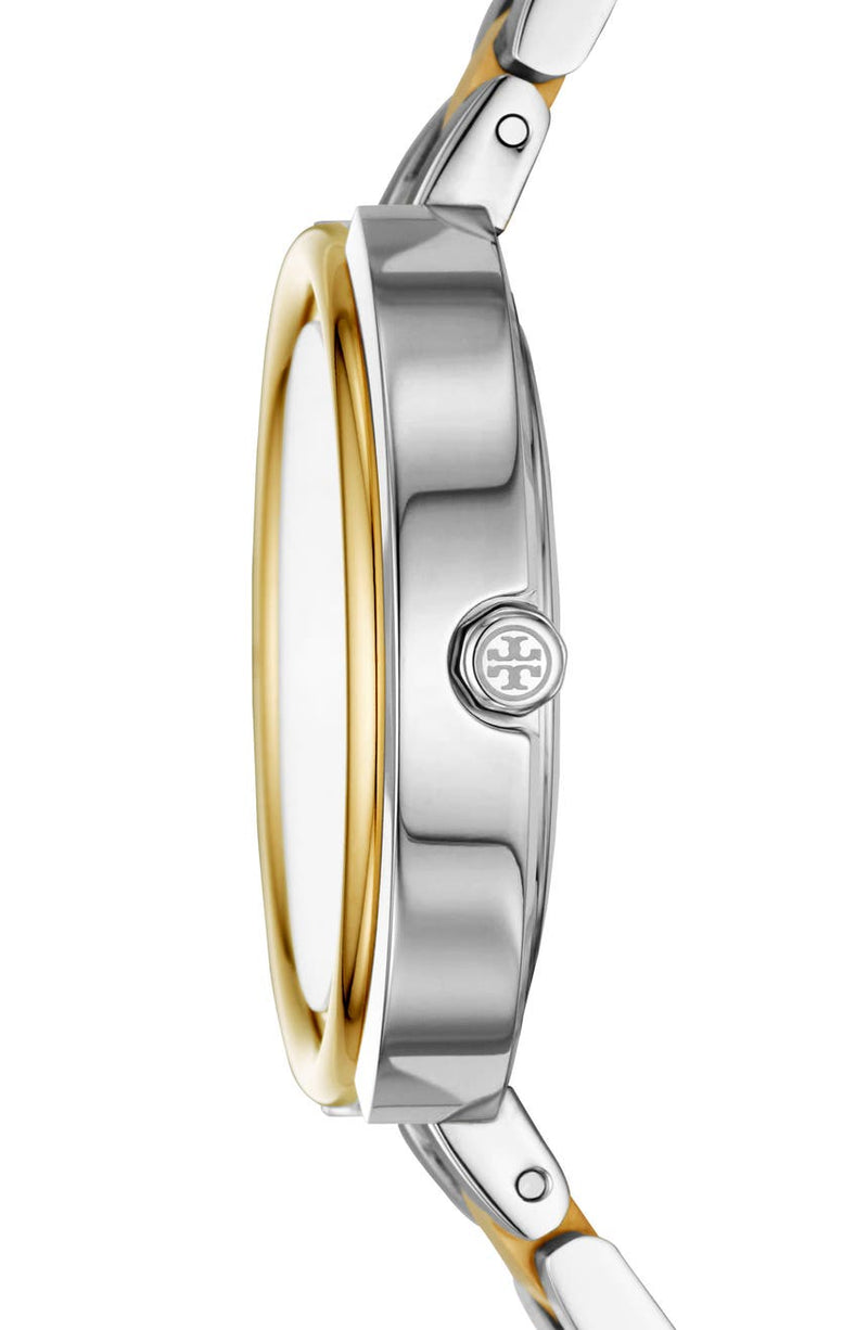 Tory Burch TBW6209 The Miller 2 Tone Stainless Steel Strap Women Watches - Lexor Miami