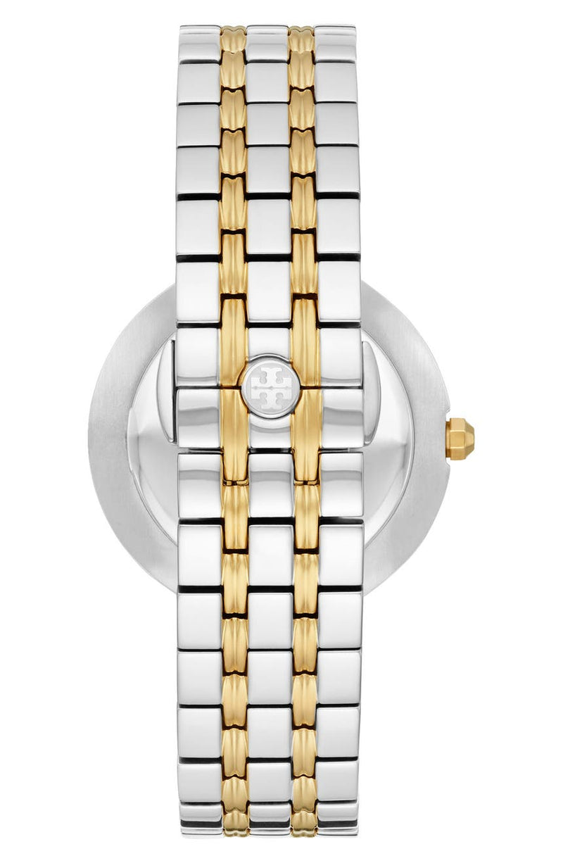 Tory Burch TBW6104 Bailey 2 Tone Stainless Steel Strap Women Watches - Lexor Miami