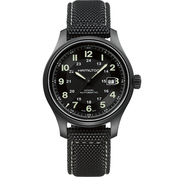 Hamilton H70575733 Khaki Field Titanium Auto Unisex Watches - Lexor Miami