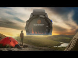 Garmin fenix 6X - Pro Solar Edition Pro Solar - DLC cinza carbono titânio com pulseira preta