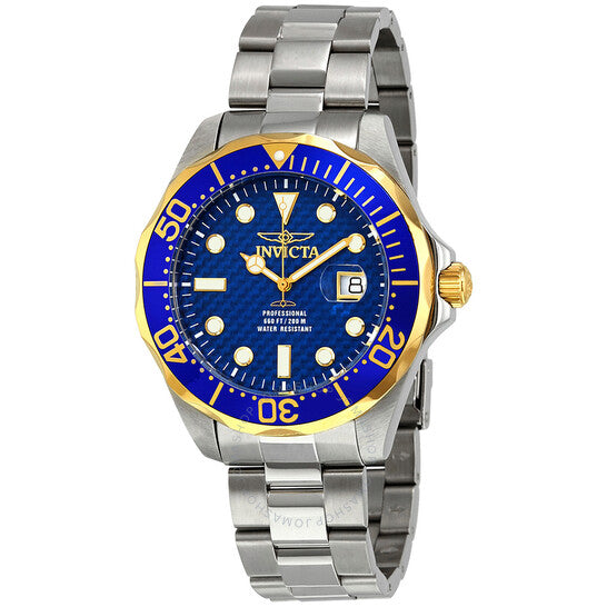 Invicta 12566 Pro Diver Quartz 3 Hand Blue Dial Men Watches - Lexor Miami