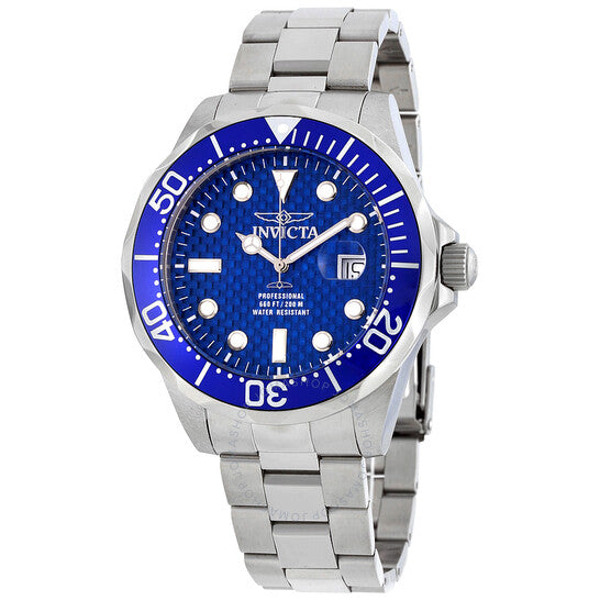 Invicta 12563 Pro Diver Quartz 3 Hand Blue Dial Men Watches - Lexor Miami