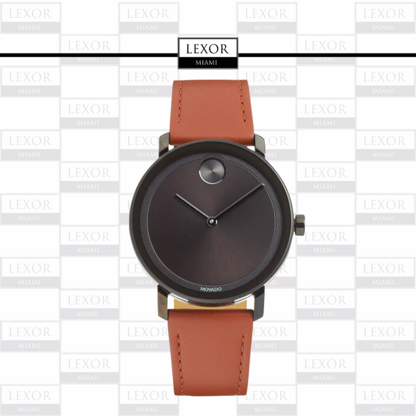 Movado 3600537 Bold Evolution Pulseira de couro, 40 mm Relógios masculinos Lexor Miami