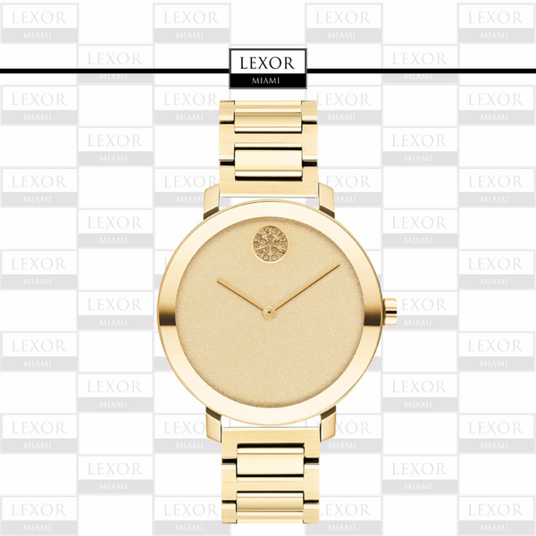 Movado 3600733 Bold Evolution Pulseira de Aço Inoxidável Relógios Femininos