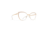 Mykita Kelsey Champagne Gold/Aurore Clear Optical Frame