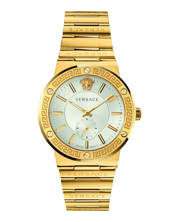 Versace VEVI00520 Greca Gold Stainless Steel Strap Men Watches - Lexor Miami