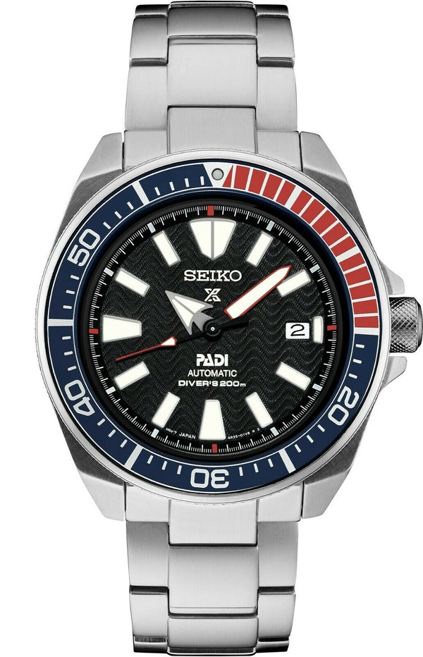 Seiko SRPF09 Prospex Silver Stainless Steel Strap Men Watches - Lexor Miami