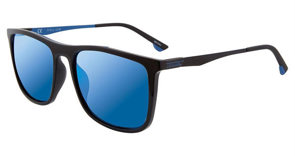 Police Spl770 Z42B Black-Blue Unisex Sunglasses - Lexor Miami