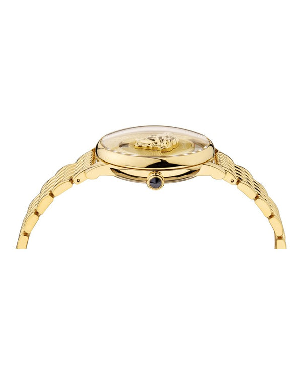 Versace VEZ200421 Medusa Gold Stainless Steel Strap Unisex Watches - Lexor Miami